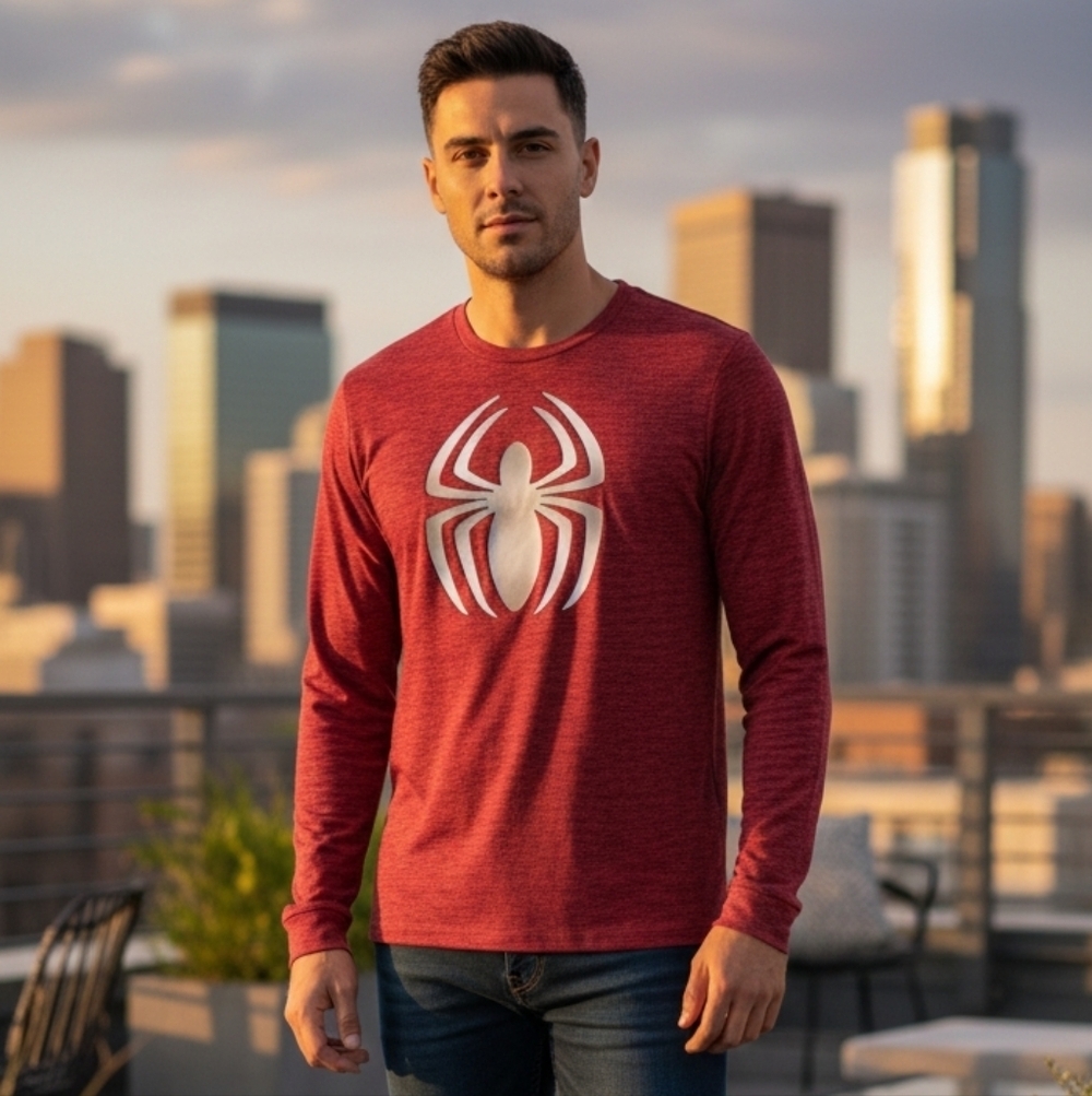 Spider-Man Marvel t-shirt long sleeve medium